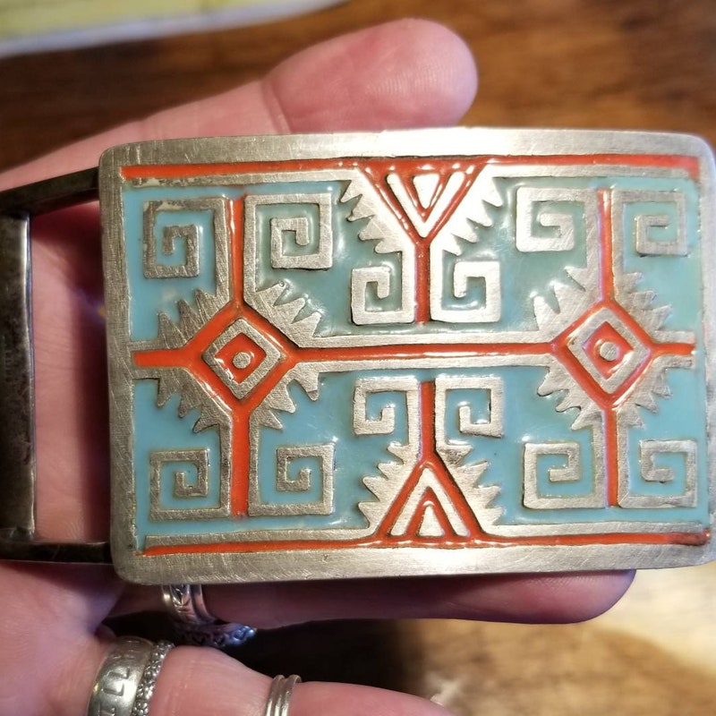 sterling belt buckle