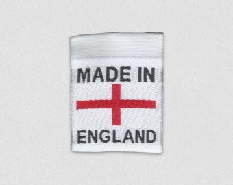 Custom Woven 'Made In' Flag Labels | Personalized Clothing Tags