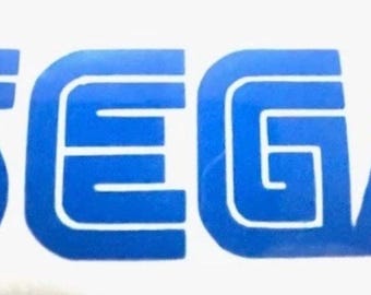 セガロゴ入りビニールステッカー（粘着式、複数サイズ、カラー展開）