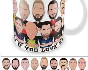 Stand Up If You Love The Darts Ceramic Mug Fan Gif Present Coffee Tea Cup