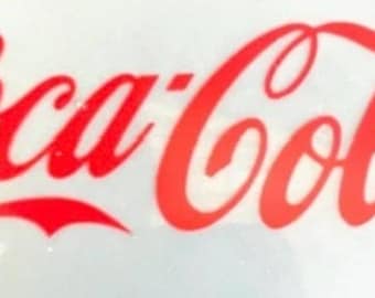 コカ・コーラ ビニール製デカール（自己粘着式、複数サイズあり）