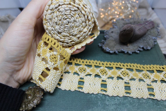 Coupon de dentelle faite-main vintage vintage faite-main 1930s retro romantique folk b12ce5 Coupon de dentelle faite-main vintage vintage faite-main 1930s retro romantique folk b12ce5