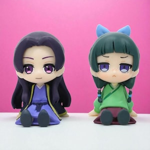 The Apothecary Diaries Q Version Maomao & Jinshi Mini Figure – 6.3cm Anime Collectible Toy Model Ornament