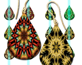 Rolling Hills Kaleidoscopes Art  Instant Download Digital Art Saguaro Graphics