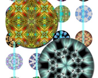 Kaleidoscope Art - Instant Download Digital Art Saguaro Graphics