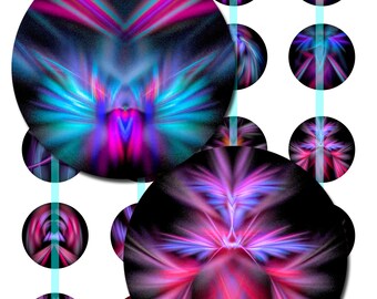Auroras Fractals Art  Instant Download Digital Art Saguaro Graphics