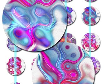 Auroras Bubbles Art  Instant Download Digital Art Saguaro Graphics