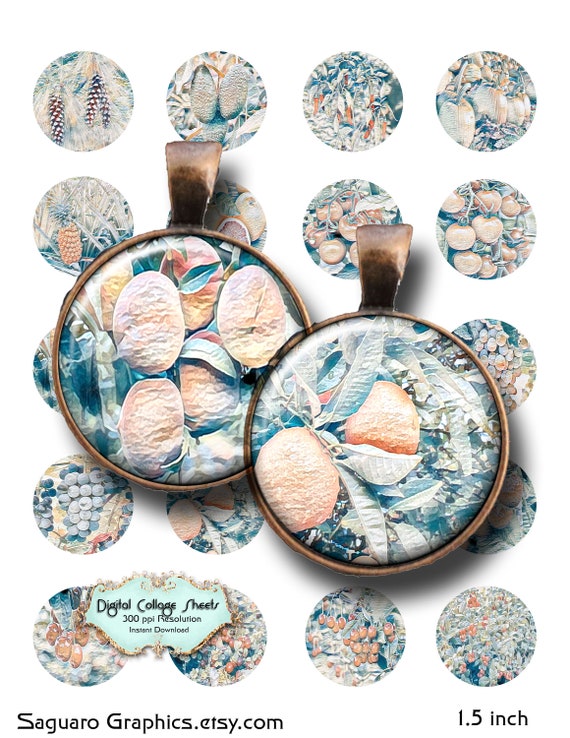 Instant Download,Saguaro Graphics circle 1.5,1.0 inch,Collage Sheets,Sticker Art,Jewelry Makers Fruit Paintings Art Instant Download,Saguaro Graphics circle 1.5,1.0 inch,Collage Sheets,Sticker Art,Jewelry Makers Fruit Paintings Art