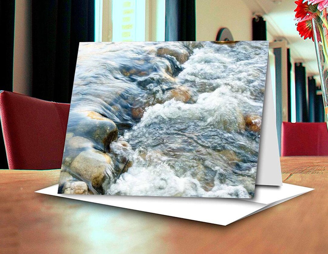 Rushing Water - Art for Note Cards, Greeting Cards & Postcards (digital ...
