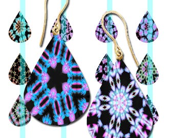 Mandala Cabochon Candy Colors Kaleidoscopes Art  - Instant Download Digital Art Saguaro Graphics