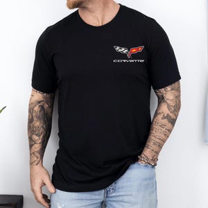 Vintage Corvette Logo T-Shirt: Sports Car Lover Gift