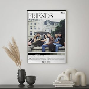 Friends Printable Wall Art | TV Show Art | High-Quality Digital Download | Friends Poster Print | Canvas Art | Pop Culture Wall Decor