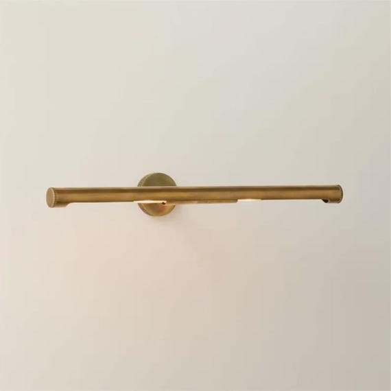 Modern Brass Picture Light, Wall Mounted Art Lamp, LED Gallery Lighting