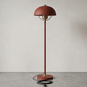 Minimalist Brass Table Lamp, Modern Dome Lamp, Luxury Bedside Lighting, Home Decor Lamp