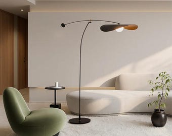 Modern Arc Floor Lamp: Standing Lamps for Living Room  Mid Century Style Lamp