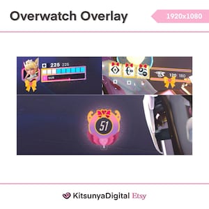 Superposición de Sailor Juno / HUD de transmisión de Twitch de Overwatch para OBS y Streamlabs
