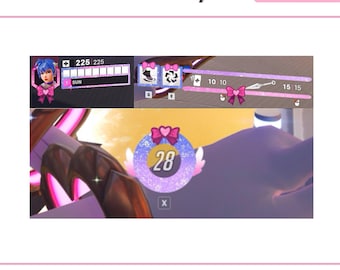 Magiczna nakładka Kiriko | Projekt interfejsu HUD dla transmisji Overwatch na Twitchu i OBS