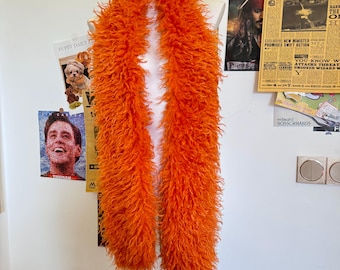Orange Cute Scarf Retro Versatile Scarf For Winter ,Handmade Gift For Woman
