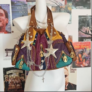 Bolso de hombro gótico para mujer, diseño informal diario, bolso de mano de piel sintética suave para chica, bolso cruzado, accesorios Y2K, bolso de hombro con correa cruzada