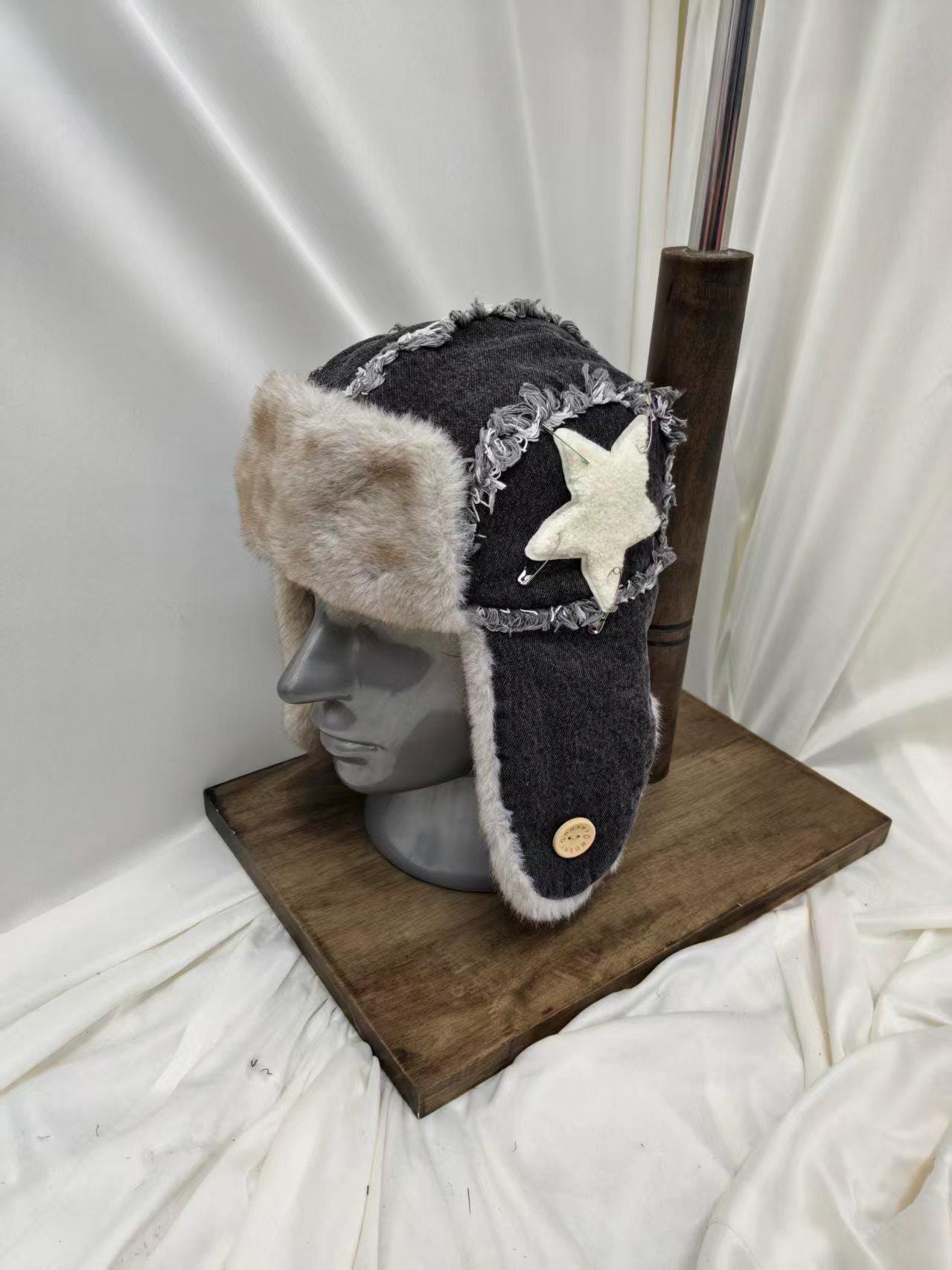 Y2k Faux Fur Hat - Etsy