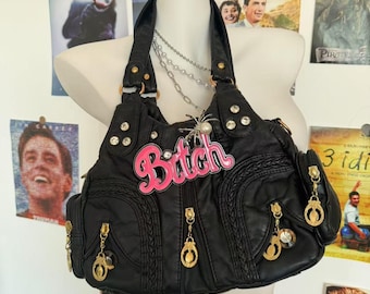Guess Vintage Y2k 2000's Rare Monogram Bag - Etsy