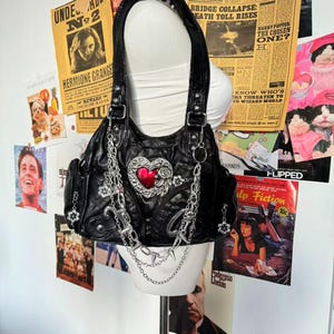 Y2k Grunge Messenger Bags - Etsy
