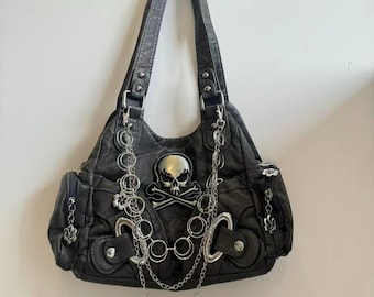 Y2k Grunge Messenger Bags - Norway archive grunge shoulder bag y2k 