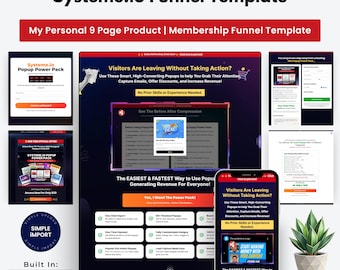 9 Step Systeme.io Funnel Template For Selling Digital Products | Digital Download