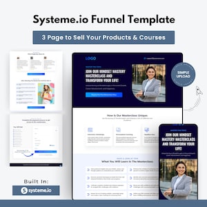 3-Schritt Coaching Funnel Template in Systeme.io
