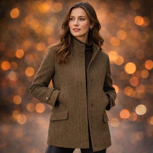 brown tweed hunting jacket tweed
