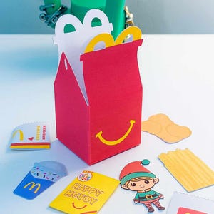 Tiny Happy Meal McDonalds Box - Printable