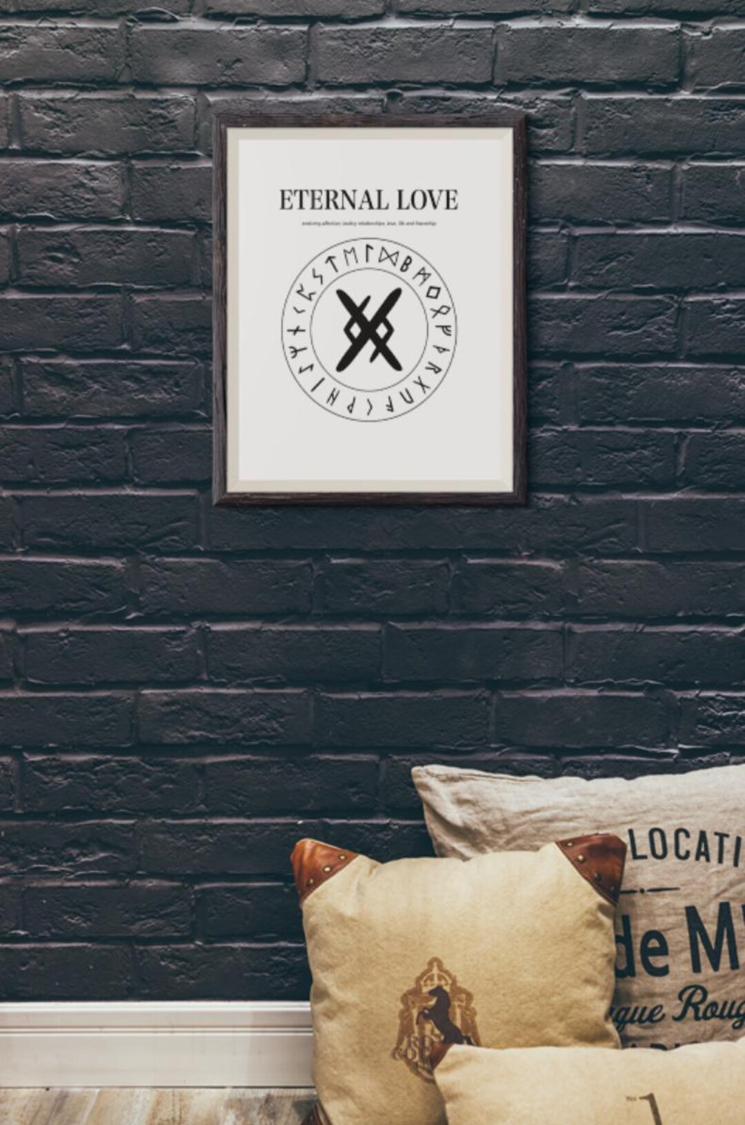 Eternal Love Rune | Elder Futhark Runes - Etsy
