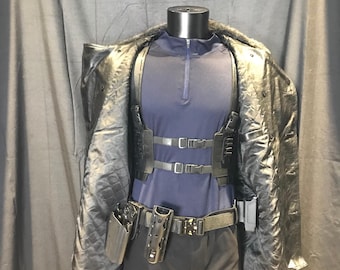 Costume cosplay di Leon, abito di Leon S. Kennedy da Resident Evil 9 Requiem