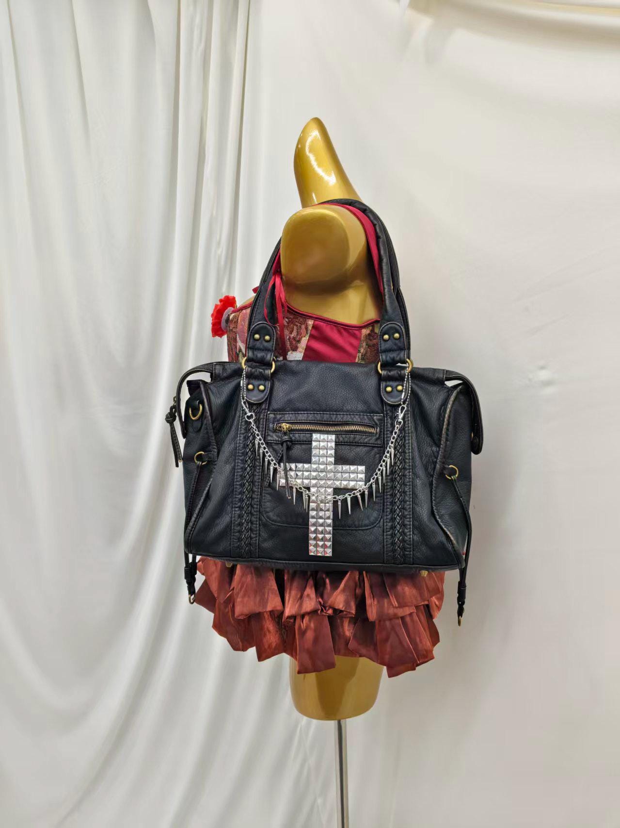 Studded Spike Goth Bag - Etsy