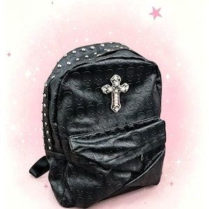 メンズ 【最安値】不思議様専用Leather Cross Studs Backpack