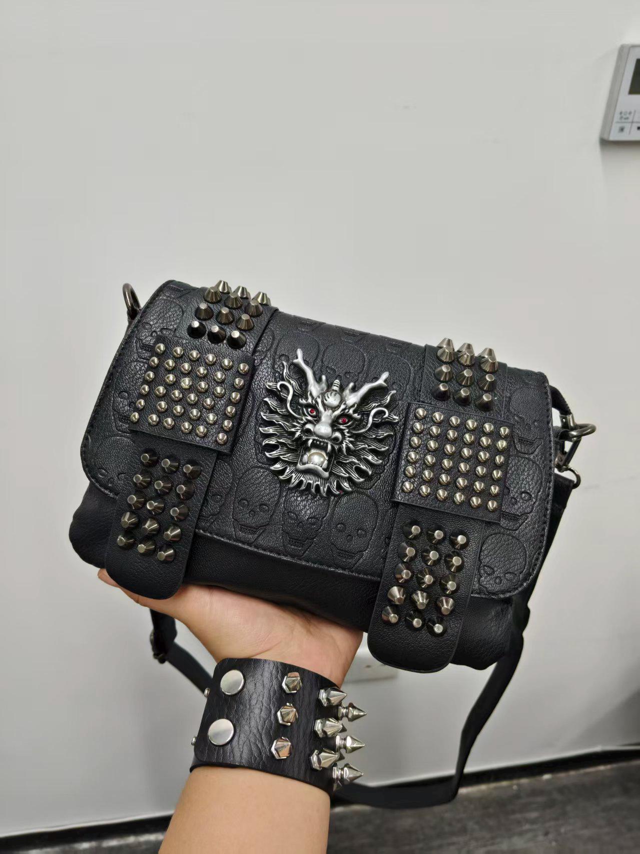 Studded Spike Goth Bag - Etsy