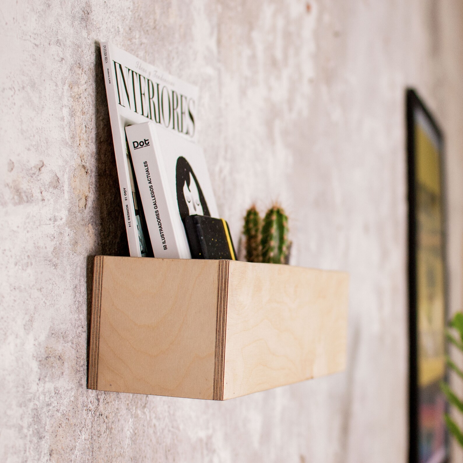 Wood wall mounted organizer Wall hanging organizer box Etsy