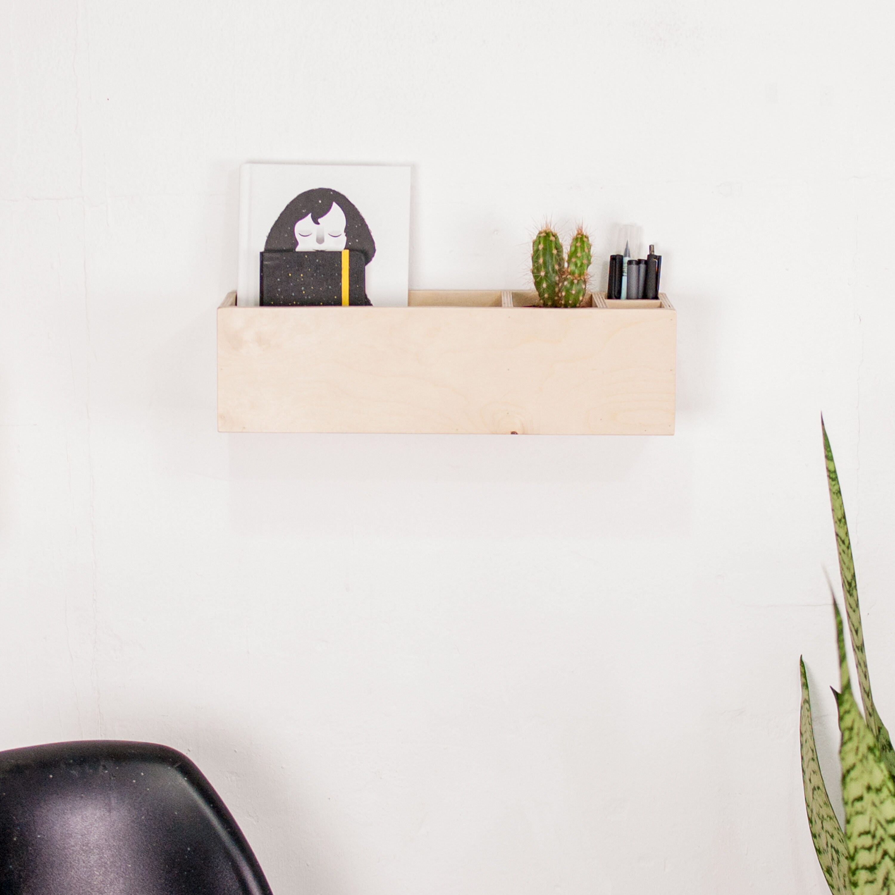 Wood wall mounted organizer Wall hanging organizer box Etsy