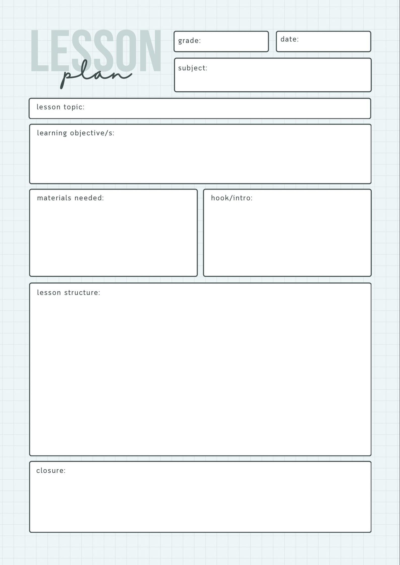 Lesson Plan - Etsy