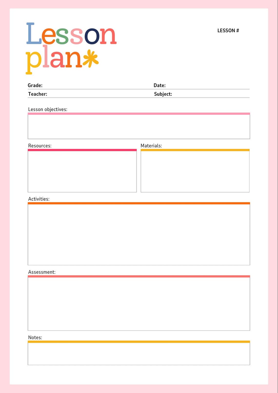Lesson Plan - Etsy