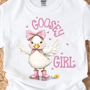 Goosey girl png, Silly Goose On The Loose, png, goose png, Birthday Girl Tee, Custom Goosey Cute Gift for Girl