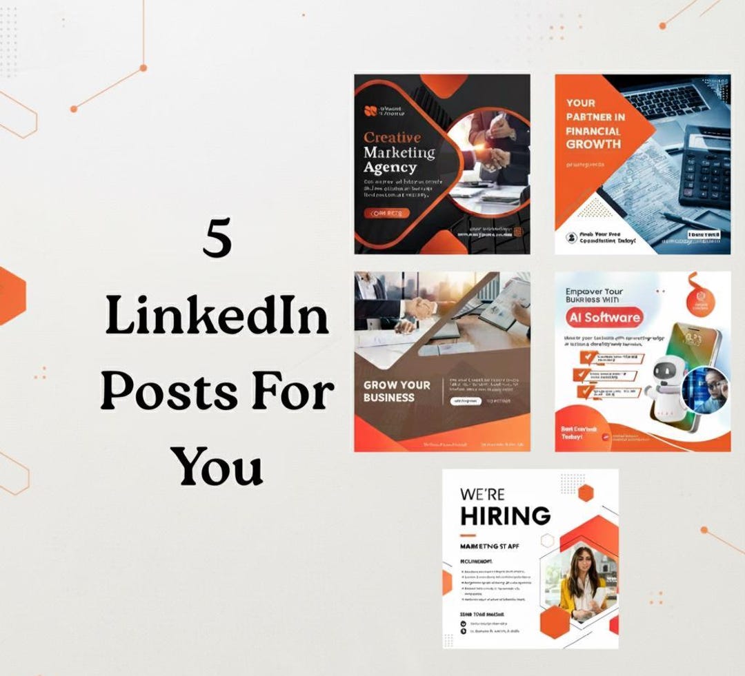 Customizable Linkedin Posts - Unique Designs for Social Media ...