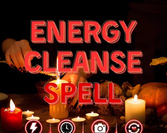 Energy Cleanse Spell - Remove Negative Aura, Evil Eye, Bad Luck Protection