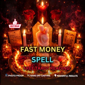 Fast Money Spell, SAME DAY Wealth Ritual, Attract Rapid Financial Flow, Prosperity & Abundance