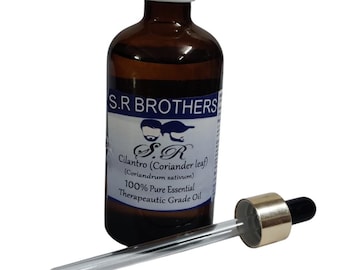 Olio essenziale puro e naturale di coriandolo (foglie di coriandolo) (Coriandrum sativum) di grado terapeutico