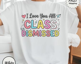 Lehrer-Shirt-Klasse ausgeschlossen, letzter Schultag Komfort-Farben-T-Stück