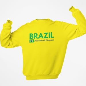 Brazil Soccer 2026 Shirt, Brazilian Soccer Fan Tee, Brasil Soccer Cup 2026 T-Shirt, Unisex Football Fan Tee, Brazil Pride Apparel image 2