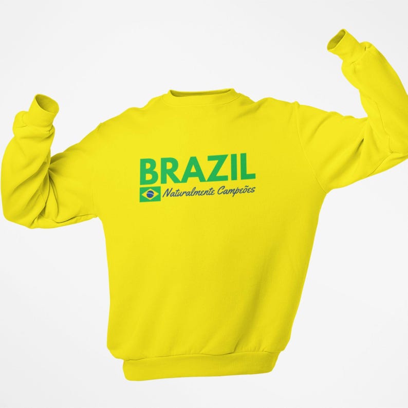 Brazil Soccer 2026 Shirt, Brazilian Soccer Fan Tee, Brasil Soccer Cup 2026 T-Shirt, Unisex Football Fan Tee, Brazil Pride Apparel image 2