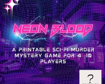 Gra Neon Blood Murder Mystery | Cyber-Noir Sci-Fi (do pobrania w wersji cyfrowej)