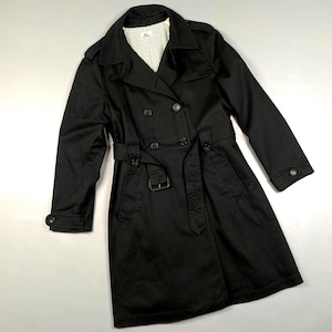 Lacoste trenchcoat/jacka med bälte, svart, storlek 44 US12